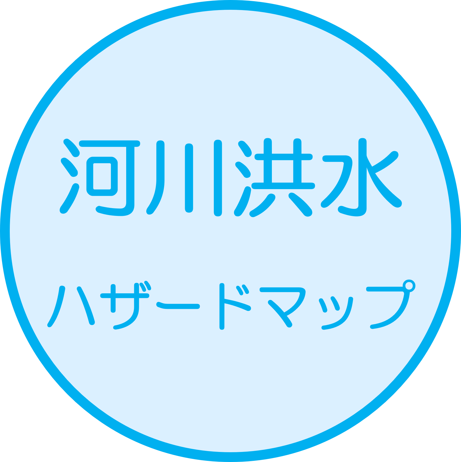 河川洪水ハザードマップ