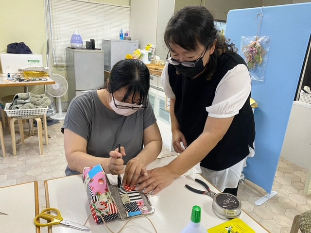 がま口お道具箱を作ろう