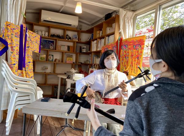 ちむどんどん「三線」体験
