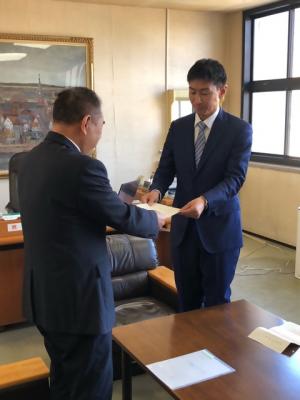 石川市長へ要望書提出