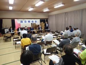 議会報告会の写真
