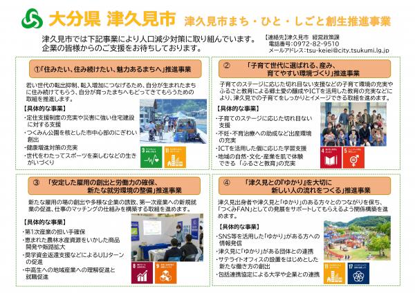 津久見市まち・ひと・しごと創生推進事業