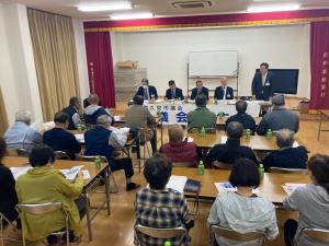 議会報告会（川内会館）
