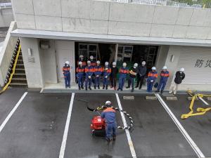 ポンプ取り扱い訓練