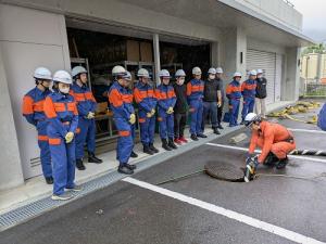 ポンプ取り扱い訓練