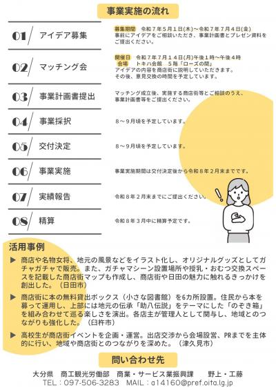 地域課題を解決するアイデア募集チラシ