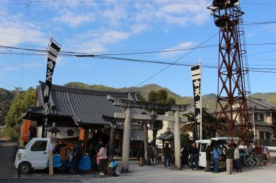 祭り当日の徳浦神社