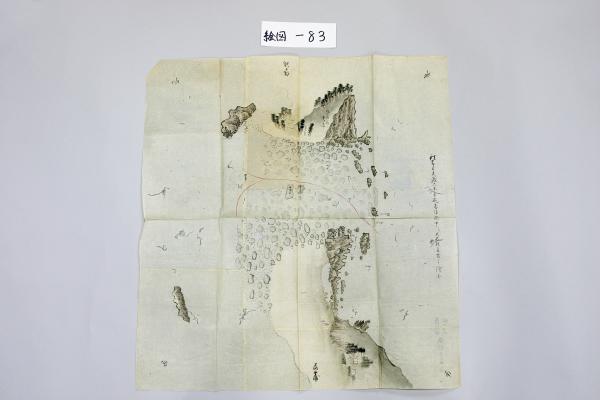 上浦村組落野浦・保戸嶋間絵図