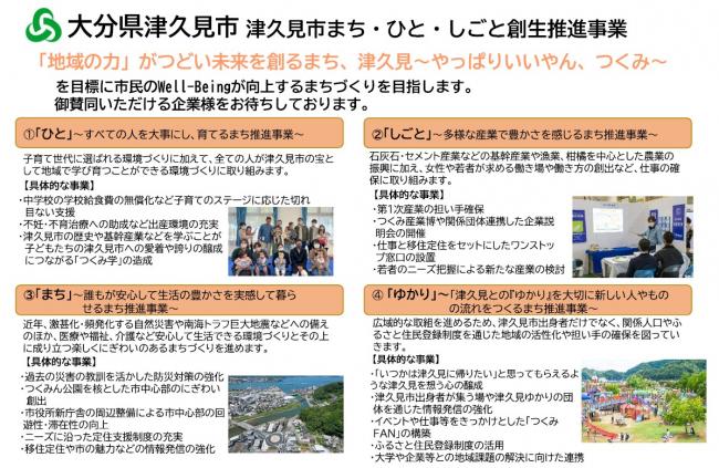 地方創生応援税制（企業版ふるさと納税） - 津久見市公式ホームページ