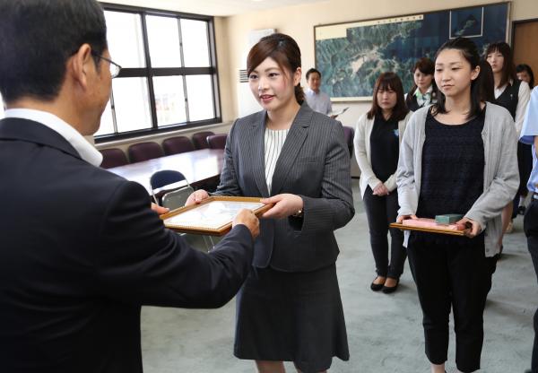 認定証授与