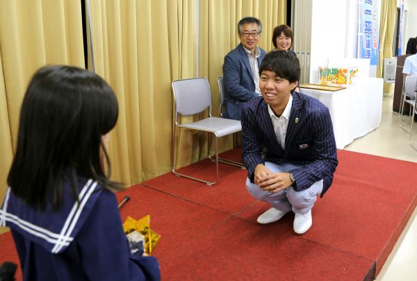 メダル授与