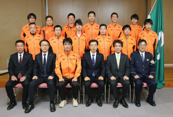 津久見市選手団