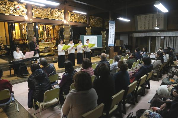 お寺で演奏会in立法寺