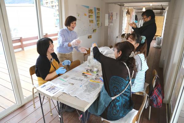 しっくい灯篭を作ろう