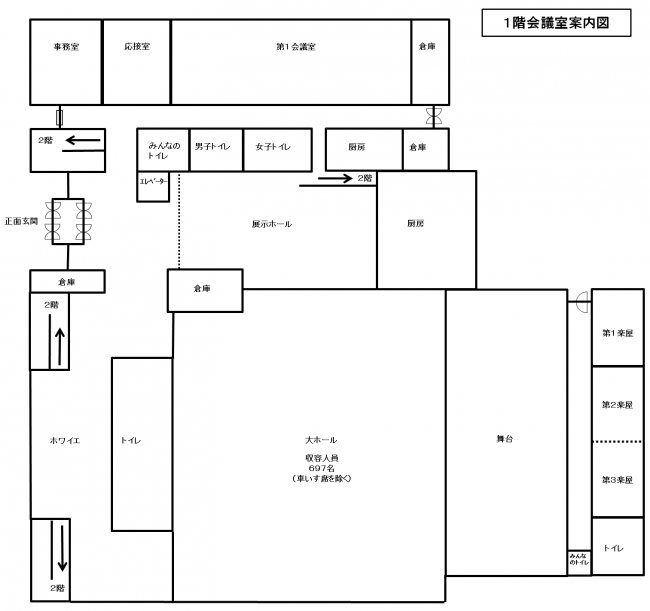 平面図１Ｆ（略図）