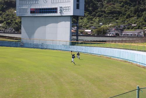 津久見市では津久見市民球場で開催しています
