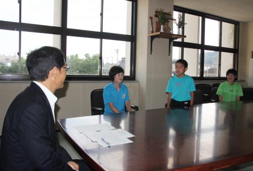 千怒小学校の５年生で佐賀県で開催される九州大会に出場します