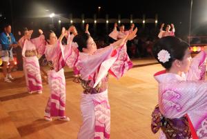 三勝と津久見音頭も踊りました