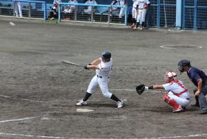 軟式野球の写真です