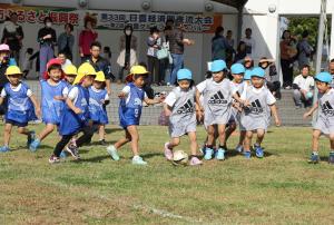 ミニサッカー大会の様子です
