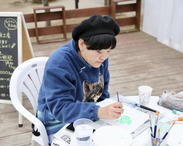 津久見の旅土産になる絵葉書をかいてみよう