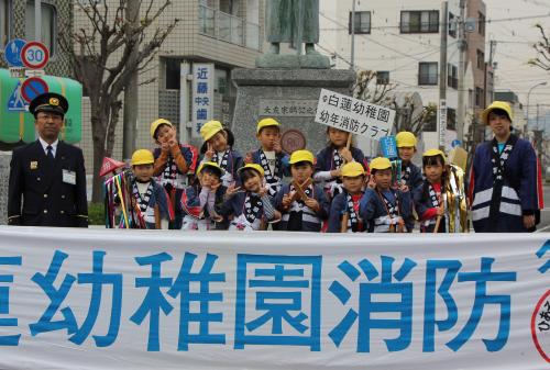 白蓮幼稚園のみなさんの集合写真です