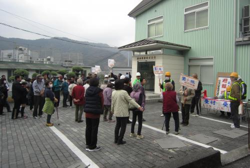 入船区自主防災会が避難誘導訓練を実施しました