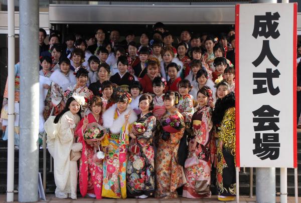 １月１３日、市民会館で「平成３１年津久見市成人式」が開催されました