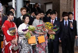 新成人の方々の写真です