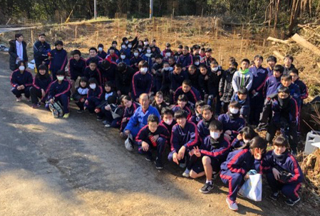 第二中学校の集合写真です