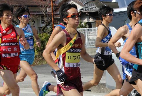 津久見市チームの日下範樹選手です