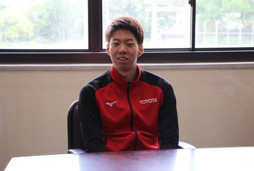 一平選手は、「世界選手権で金メダルを取れば、東京オリンピックの内定というところもあるので、東京オリンピックを内定させて、津久見市に帰ってこれるようにがんばりますので、応援よろしくお願いします。」と力強く報告しました