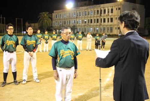 準優勝の平岩チームが表彰されました