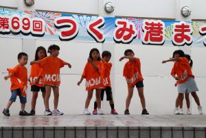 ダンスパフォーマンスの様子です