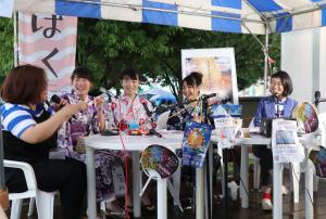 うみかぜラヂオさんのライブ放送の様子です