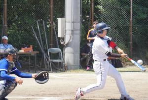 議員ソフトボール競技の様子です