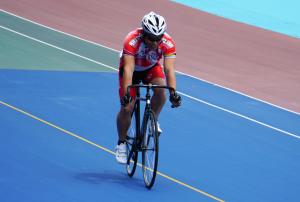 自転車競技の様子です