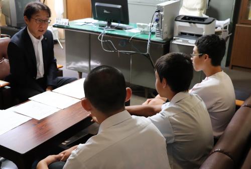 中学生の集大成となる大会で、大分県の代表、さらには津久見市の代表として、悔いの残らないよう、頑張ってください