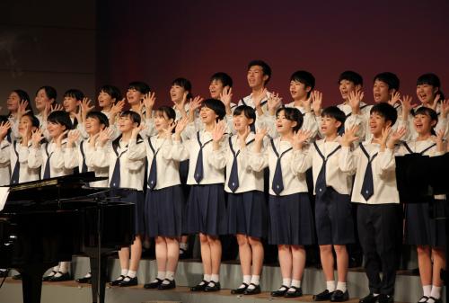 ８月６日、市民会館で２年に一度、津久見市で公演を行う「杉並児童合唱団」の演奏会が開催されました
