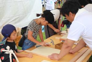 簡単DIY教室も同時開催されました
