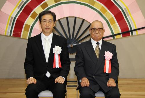 地方自治功労の瀧本峰舜さんです