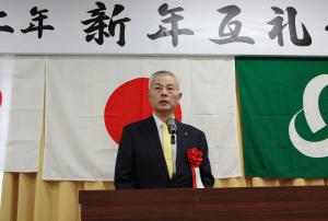 高野至市議会議長が来賓祝辞を述べられました