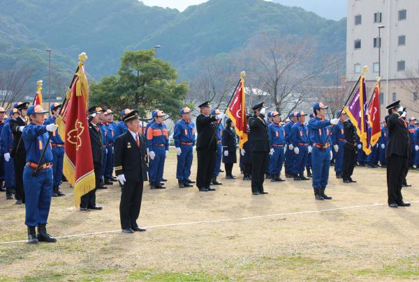 今年も火災や災害のないまちを目指し、安心・安全への誓いを新たにしました