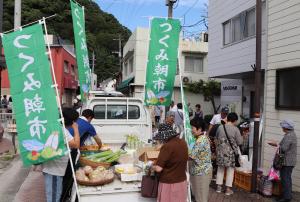 第3回つくみ軽トラ市の様子です