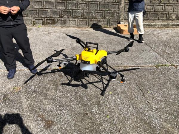 今回導入された農業用ドローン「AC101」