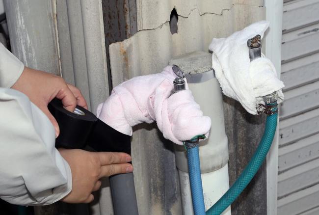 水道管の凍結防止